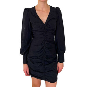 FiveSeventyFive Black Silk Dress Size XS